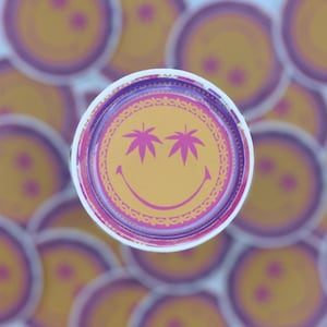 Smiley Stoner 2.0 Sticker