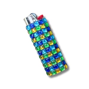 Custom Crystal Rhinestone Gem Lighter by Sammy X STONED