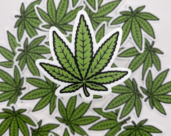 Pegatina clásica de hoja