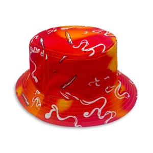 Reversible &quot;Hybrid&quot; Smoke Bucket Hat by Sammy X SMOKE