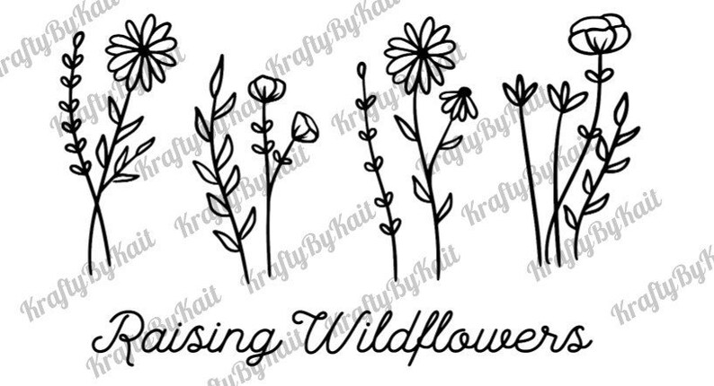 Free Free 97 Raising A Little Wildflower Svg SVG PNG EPS DXF File