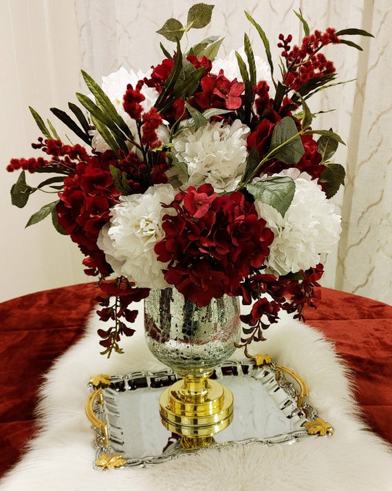 Large Christmas Floral Arrangement Etsy etsy