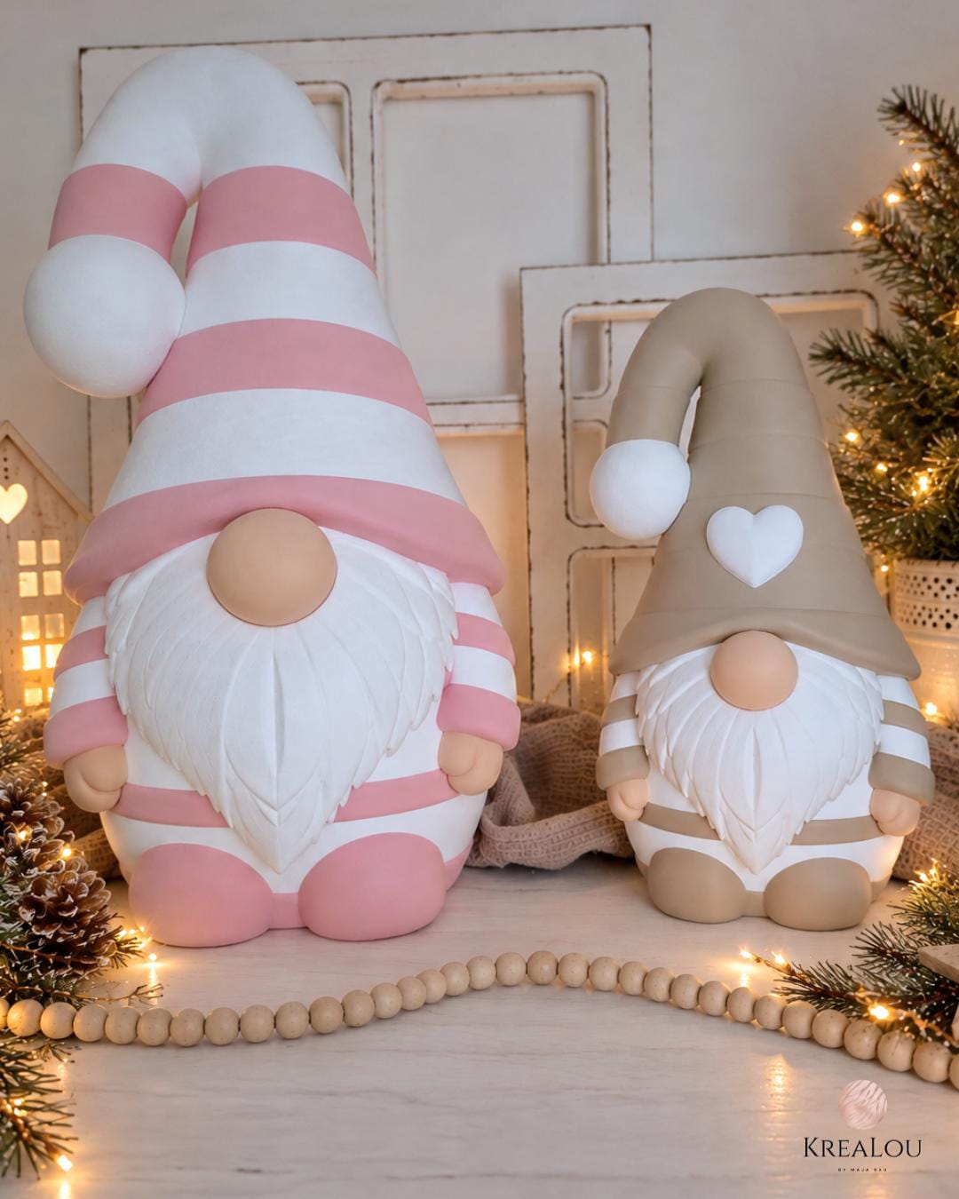 Rosa weihnachtsdeko