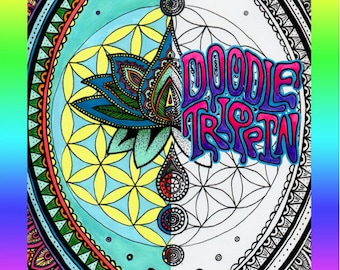 Doodle Trippin Coloring Book