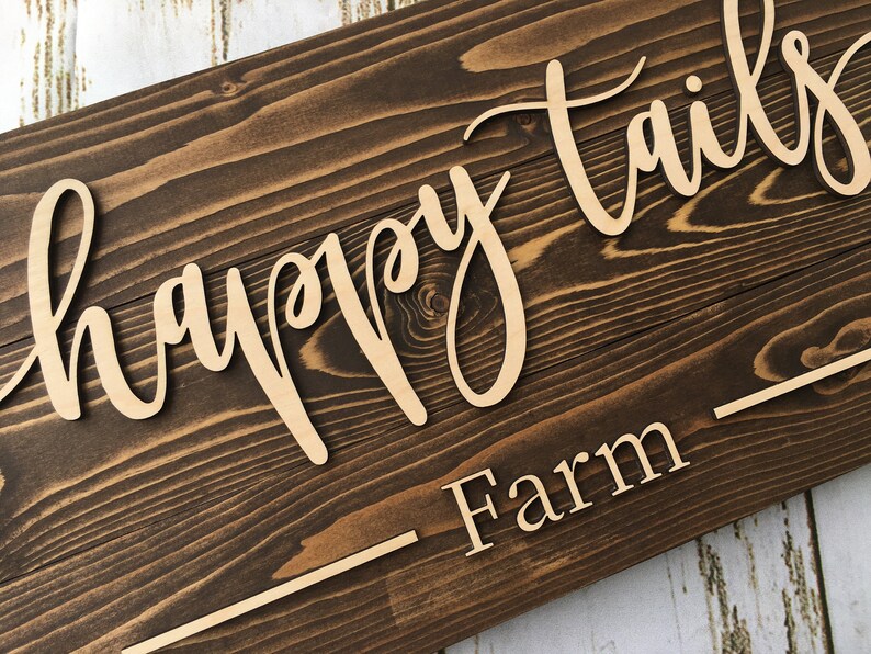 Last Name Wood Sign Established Sign Pallet Sign Custom Last Etsy