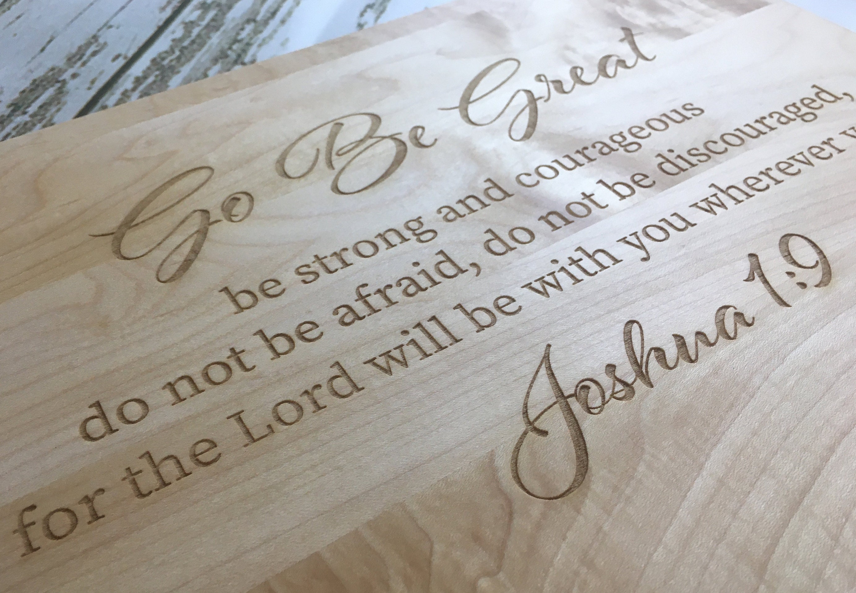 Custom Bible Verse Cutting Boards Engraved Bible Verse Etsy