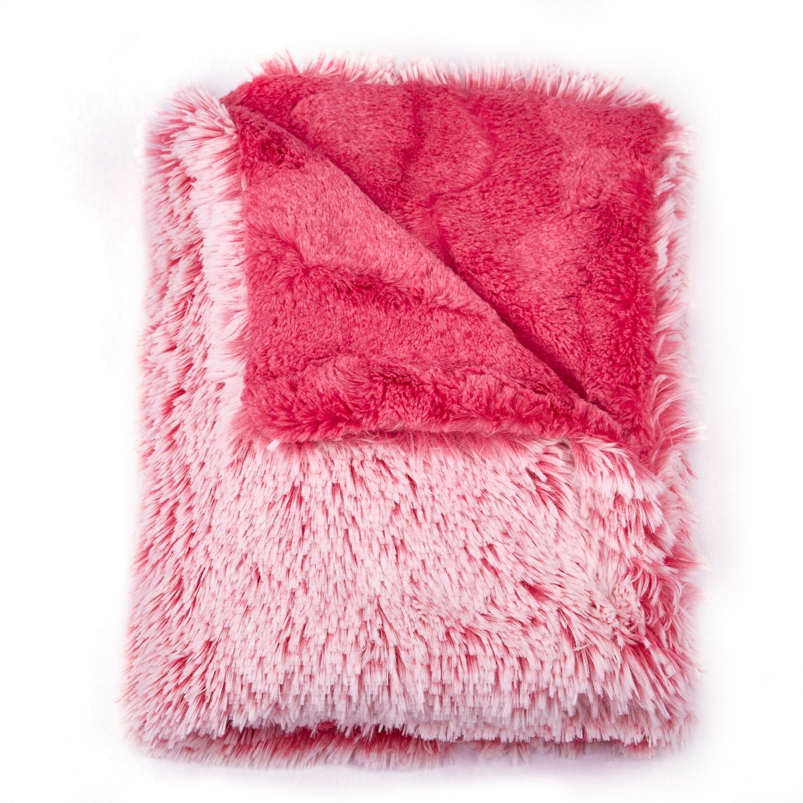 Custom Baby Blanket Minky Baby Girl Blanket Faux Fur Etsy