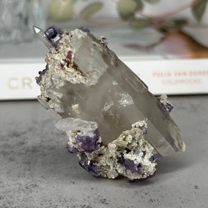 Amazing Yaogangxian/YGX Fluorite Specimen With Purple Cubes