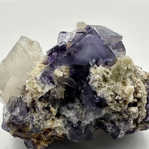 Stunning Yaogangxian/YGX Fluorite Specimen High-Quality Purple Crystal Cluster