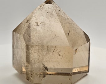 Stunning Citrine Quartz From Brazil Tower Point Phantom Inclusion High-Quality Genuine Crystal