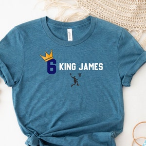 King James T-shirt | LeBron Shirt | Basketball Lovers | Gift for Him |  | Unisex T-shirt | Best Player Tshirt | Sport Lovers Gift
