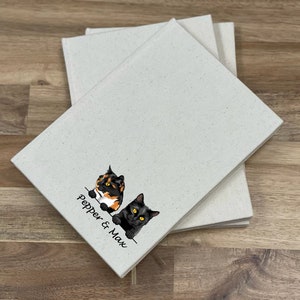 Charming Custom 50-Sheet Notebooks with Vintage Saint Paul Postcard Covers  — The Mustache Cat