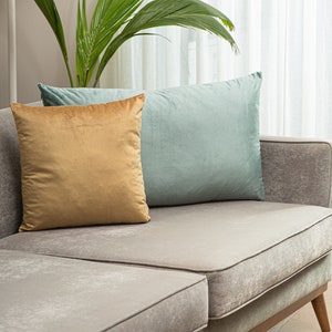 Velvet Pillow Cover, Velvet Throw Pillow Cover, Decorative Velvet Pillow, Velvet Pillow Case, 50 Colors