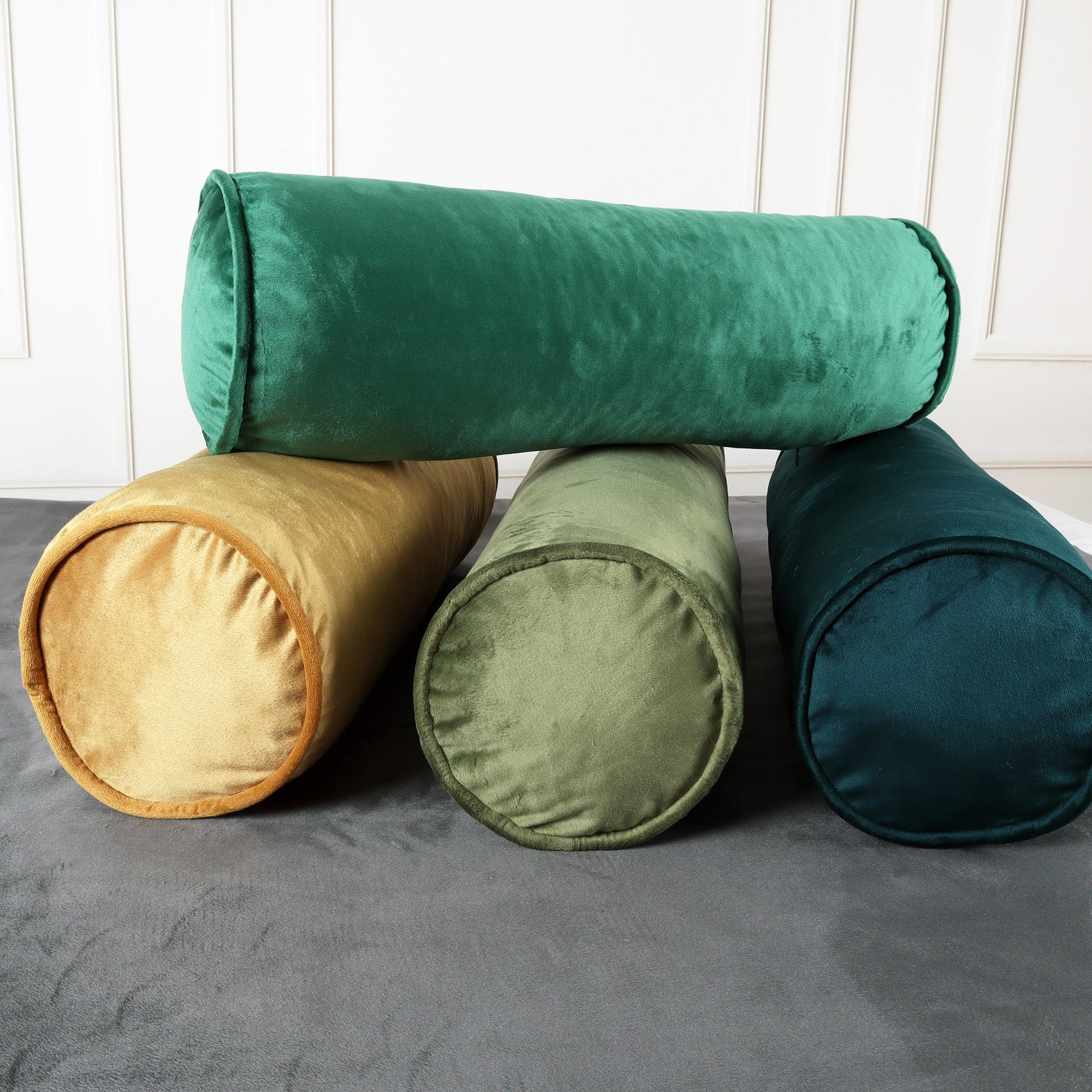 Velvet Bolster Pillow Cover bolster Pillow Cover decorative Etsy