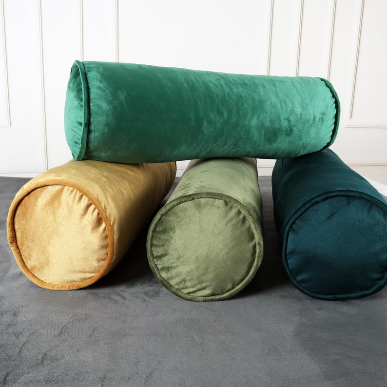 Velvet Bolster Pillow Cover bolster Pillow Cover decorative Etsy