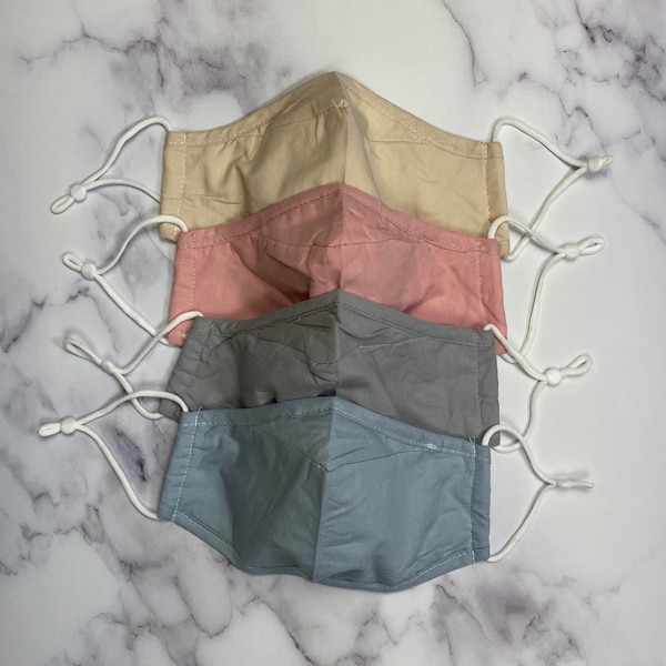 Face Masks With Nose Wire Etsy