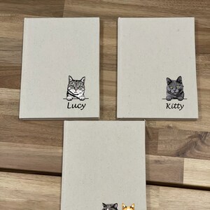 Personlig kattanteckningsbok: Anpassad kattfotodagbok, personlig kattdagbok med din älskade katts bild, kattälskarens drömdagbok bild 7