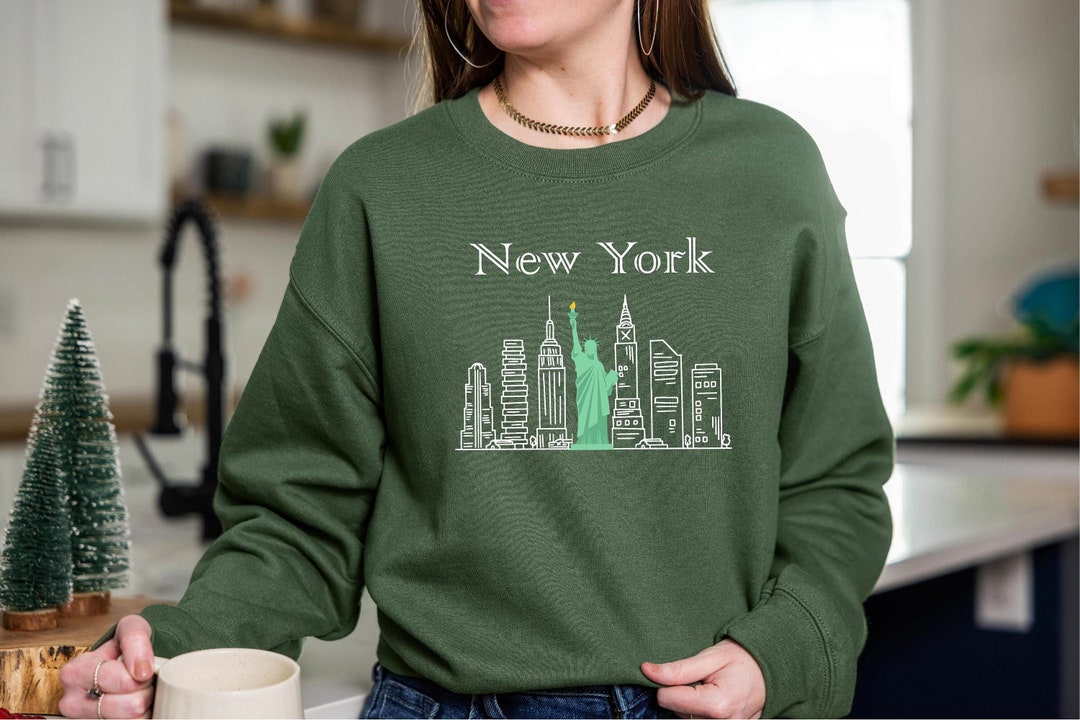 New York Sweatshirt, , Unisex Sweatshirt, New York-themed Sweatshirt ...