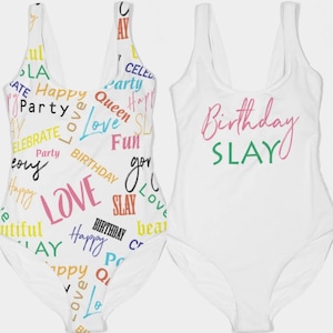 Birthday Women&#39;s One-Piece Swimsuit