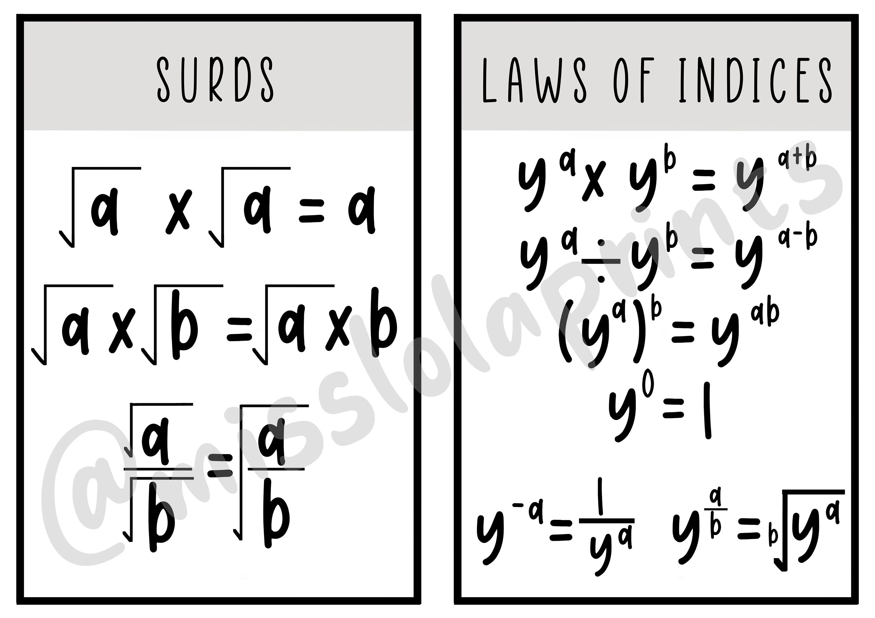 Maths Classroom Display Pack Non Curriculum Specific Maths Etsy