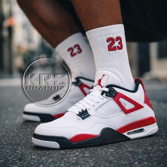 jordan 4 cement socks