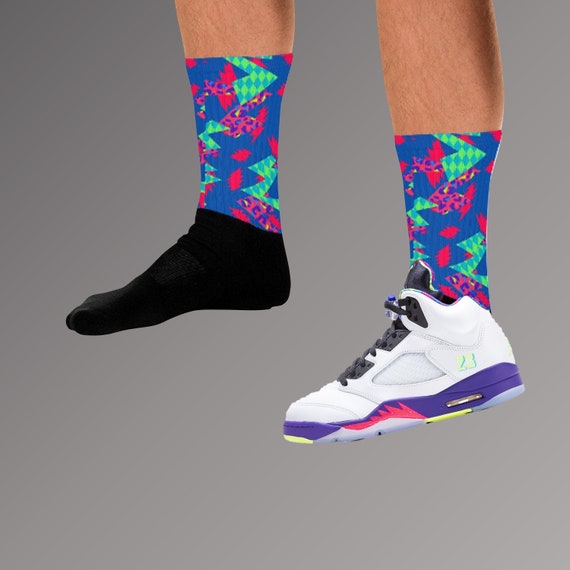 Socks Match Jordan 5 Alternate Bel Air Alternate Bel Air 5s Socks