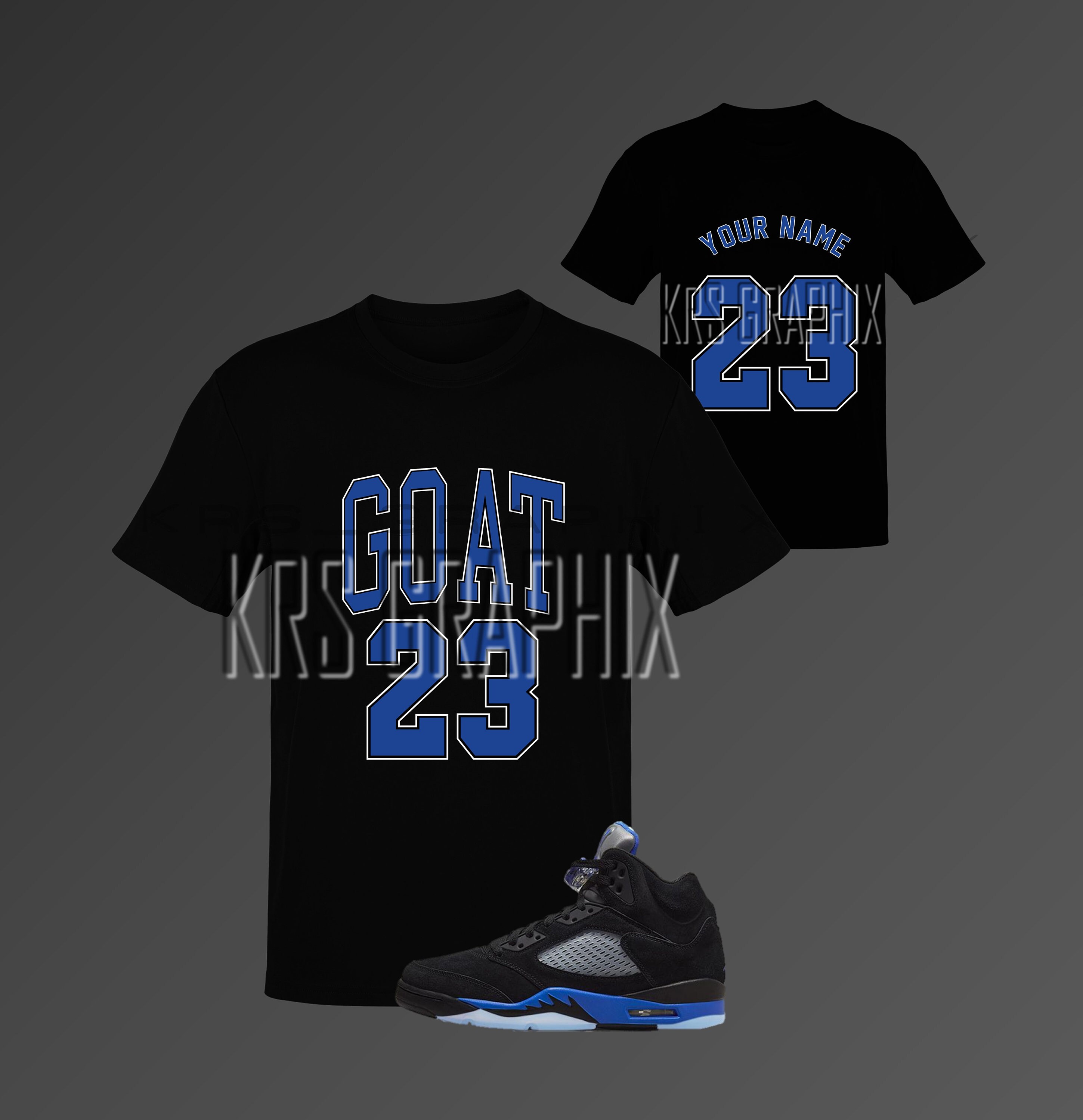 Racer Blue Racer Blue 5s shirt 23 