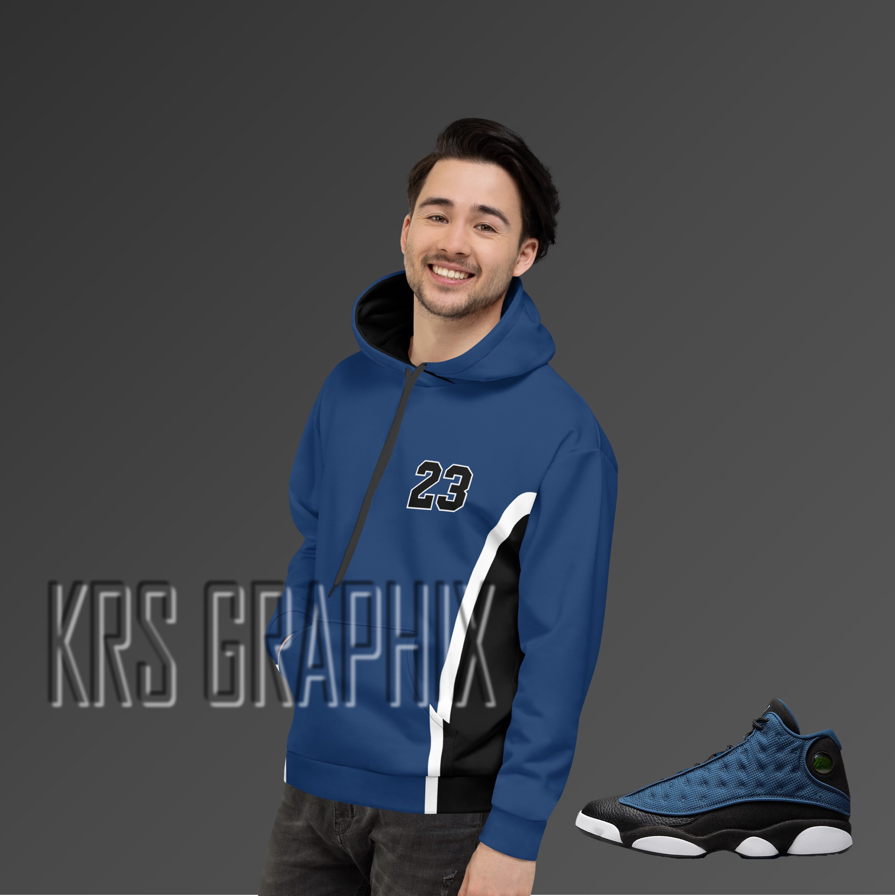 jordan 13 royal blue hoodie