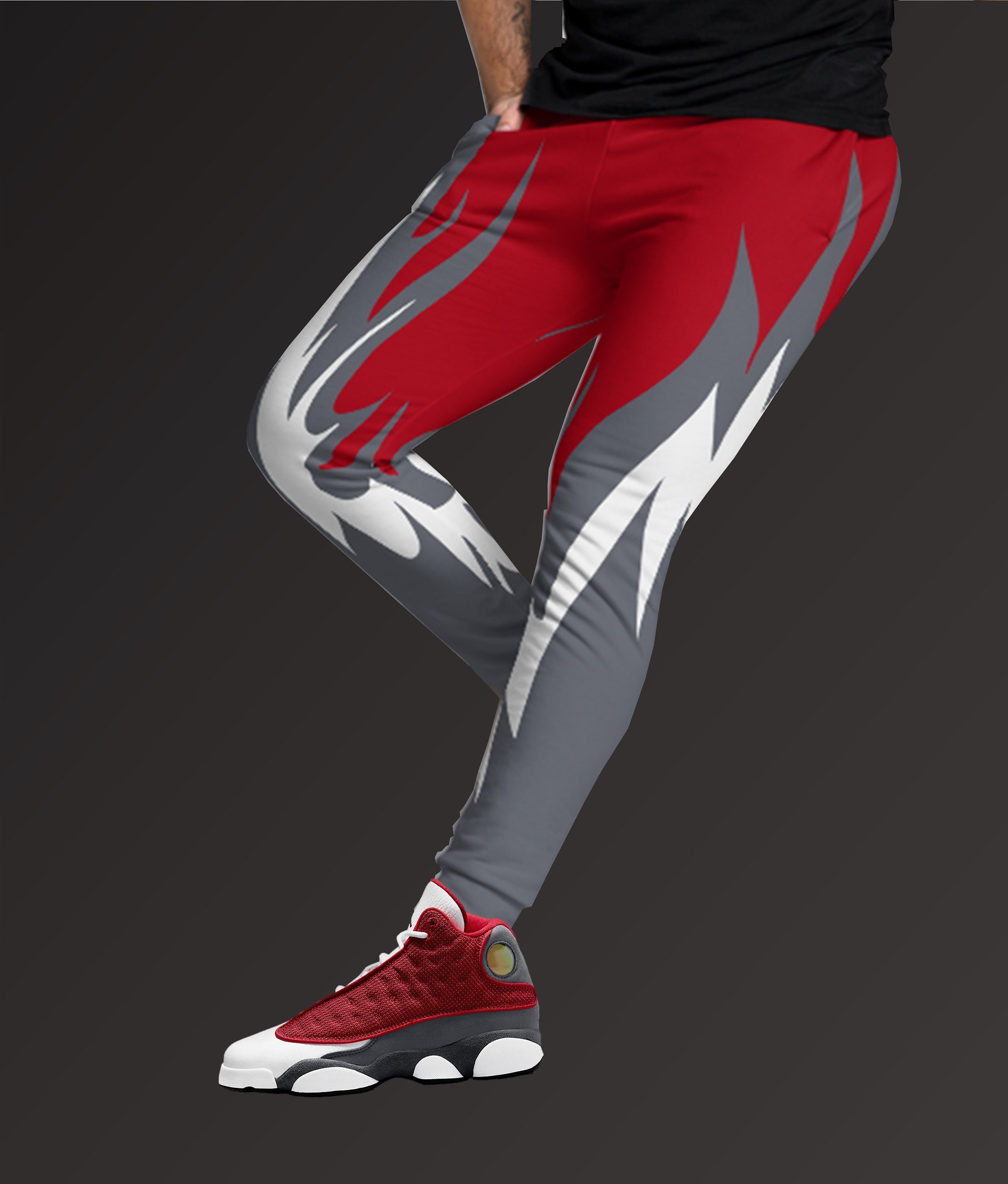 Joggers Match Jordan 13 Flint Red Flint 