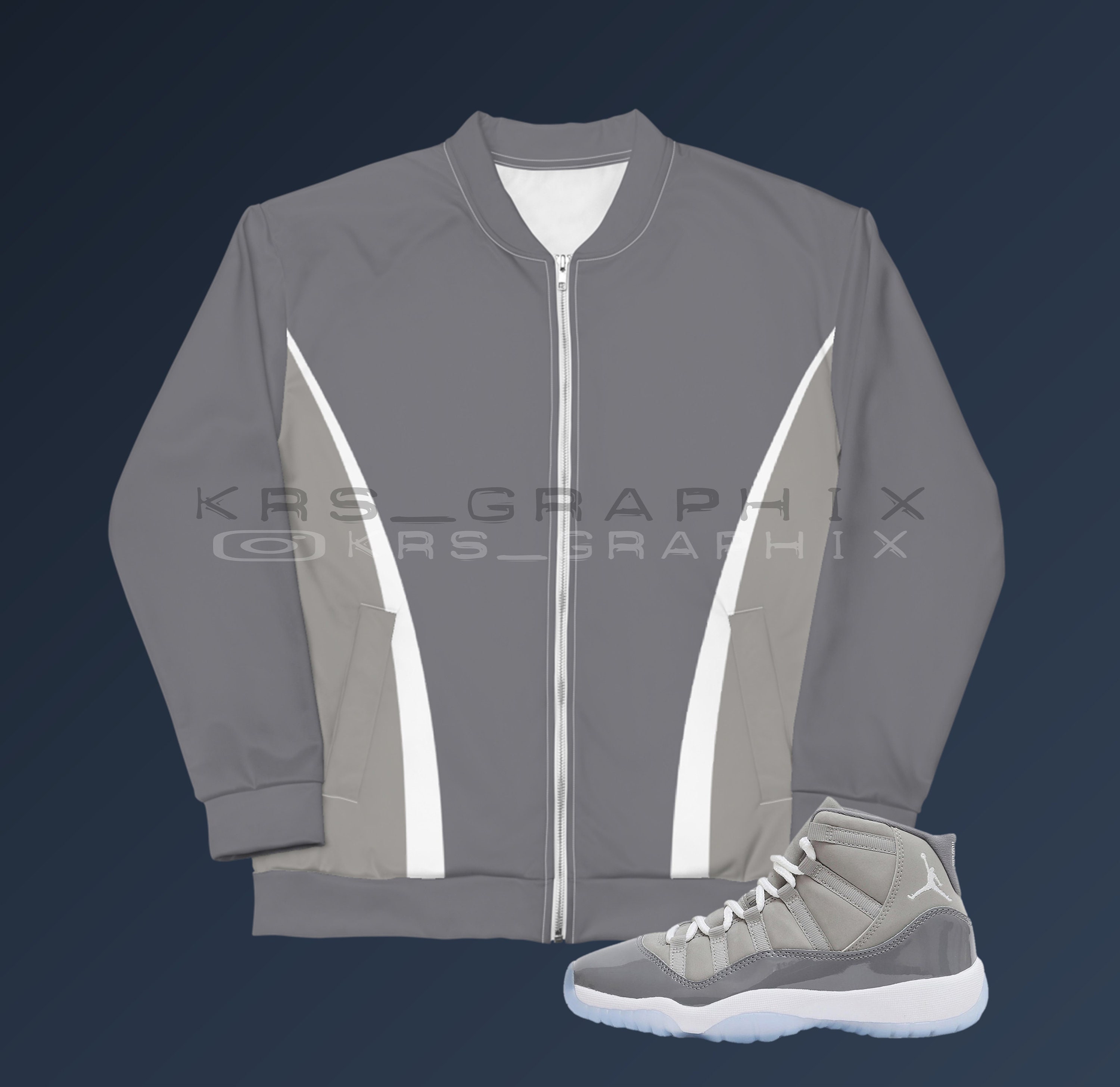 cool grey jordan jacket