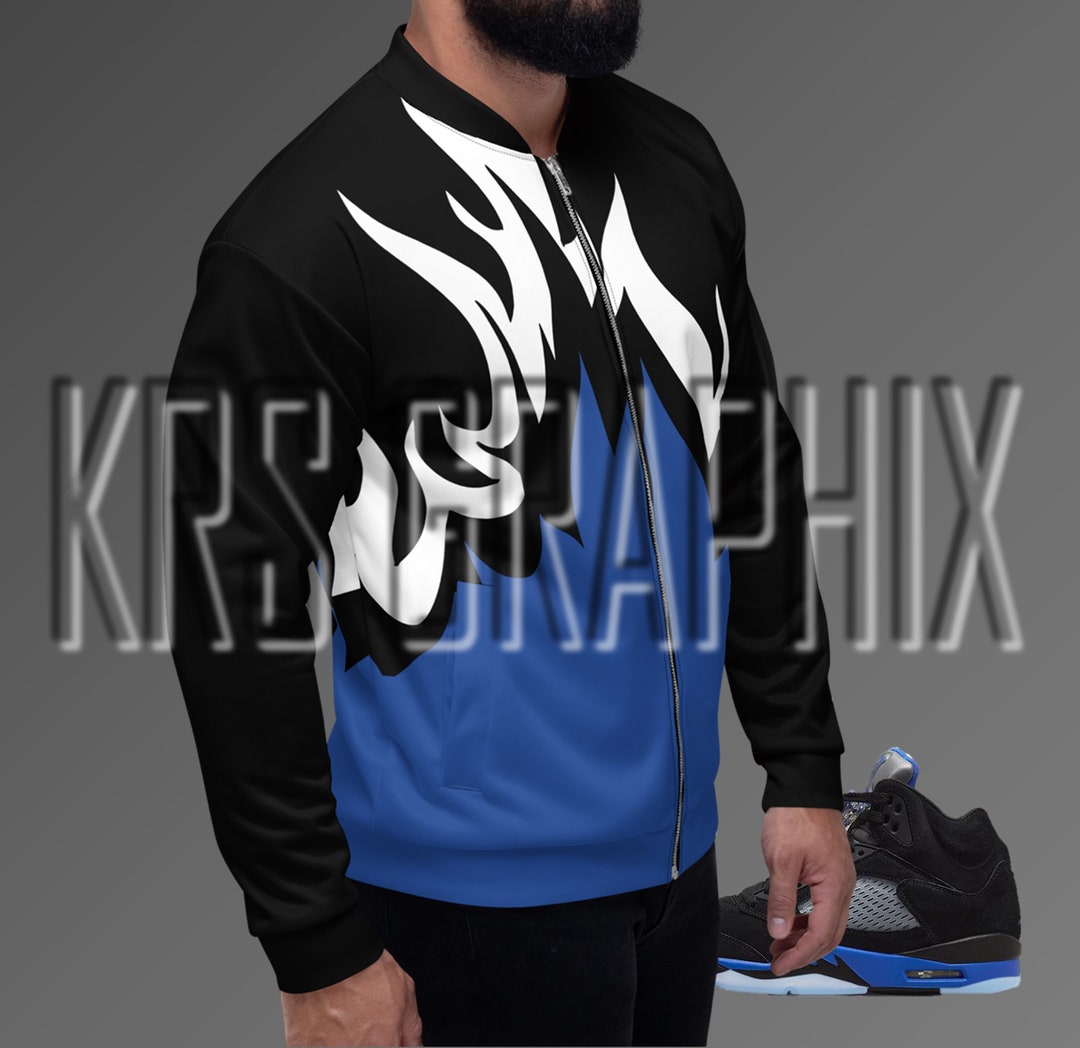 Racer Blue Jacket Racer Blue 5 Jacket Racer Blue 5s Jacket Etsy