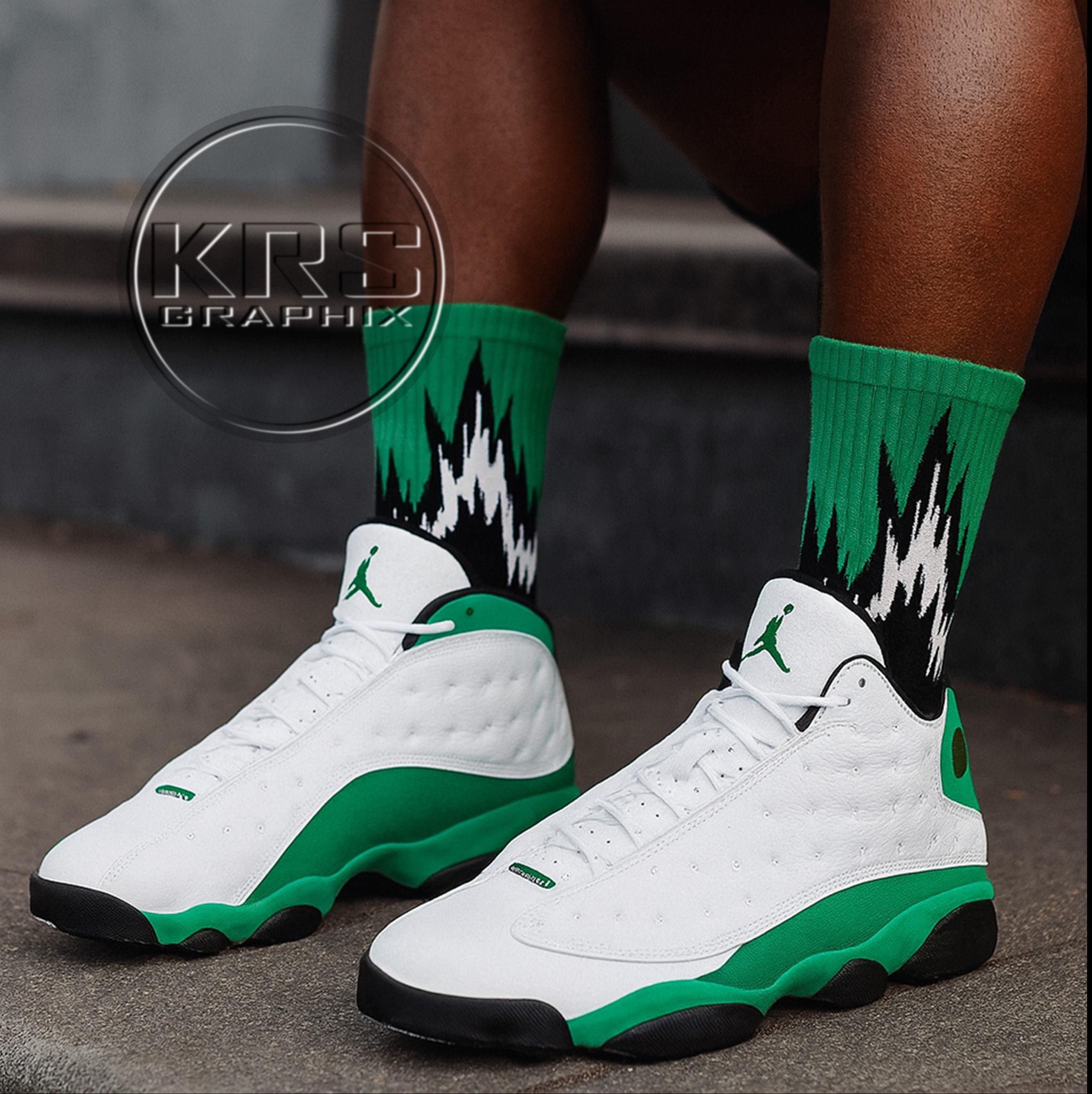 On Feet Retro 13s Lucky Green Nike Jordan 13 Retro 'Lucky Green'