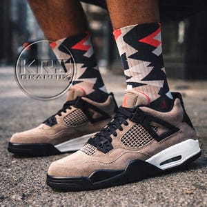 Socks Match Jordan 4 Taupe Haze - Taupe Haze 4s Socks