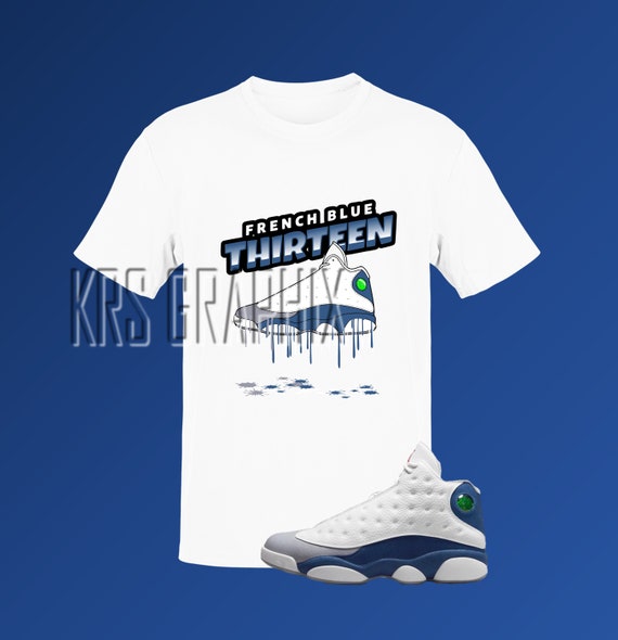 French Blue T shirt French Blue 13 T shirt French Blue 13S T shirt