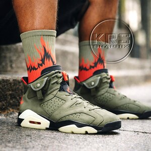 Travis Scott Fragment Socks - Etsy