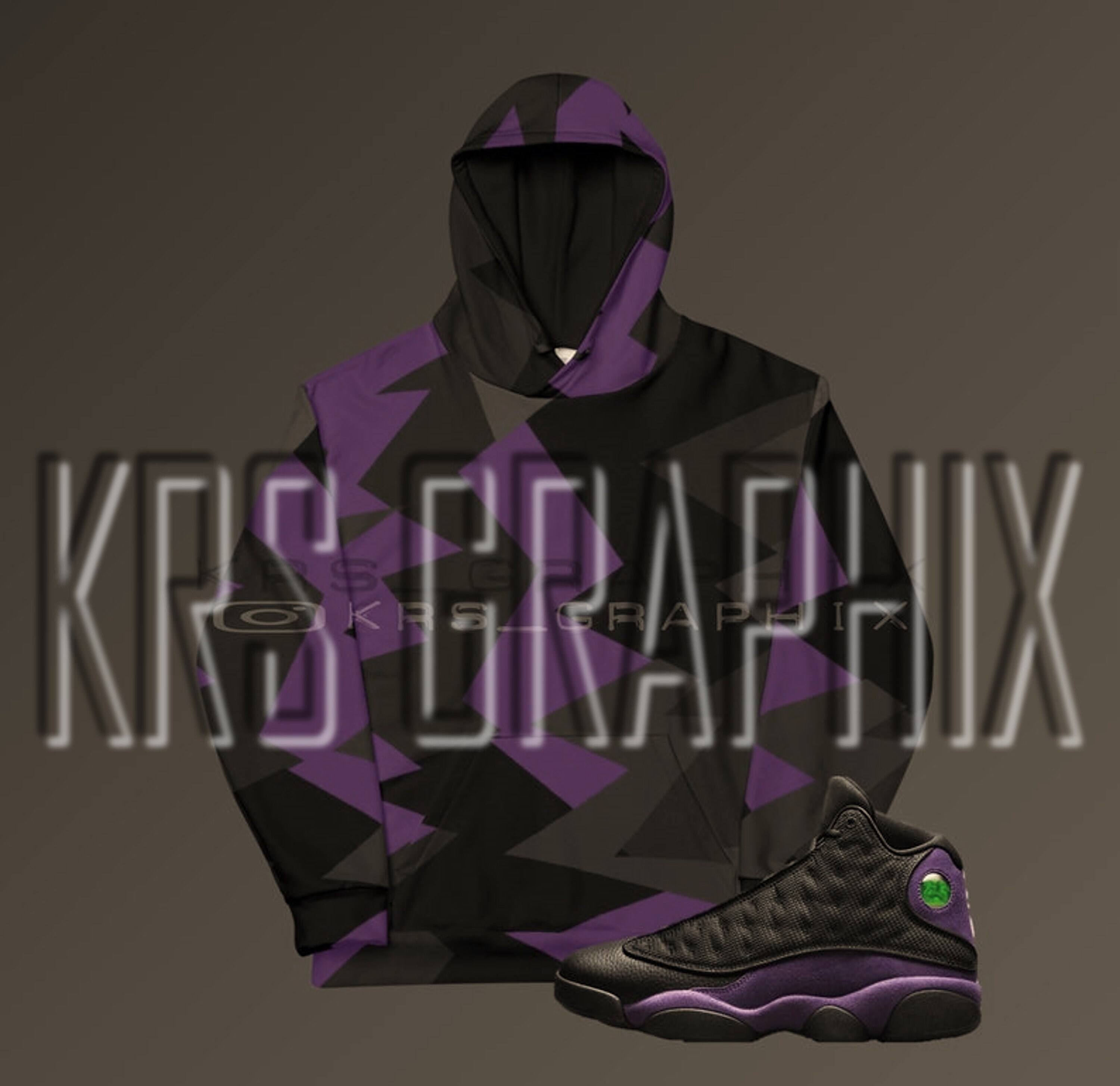 court purple 13 hoodie