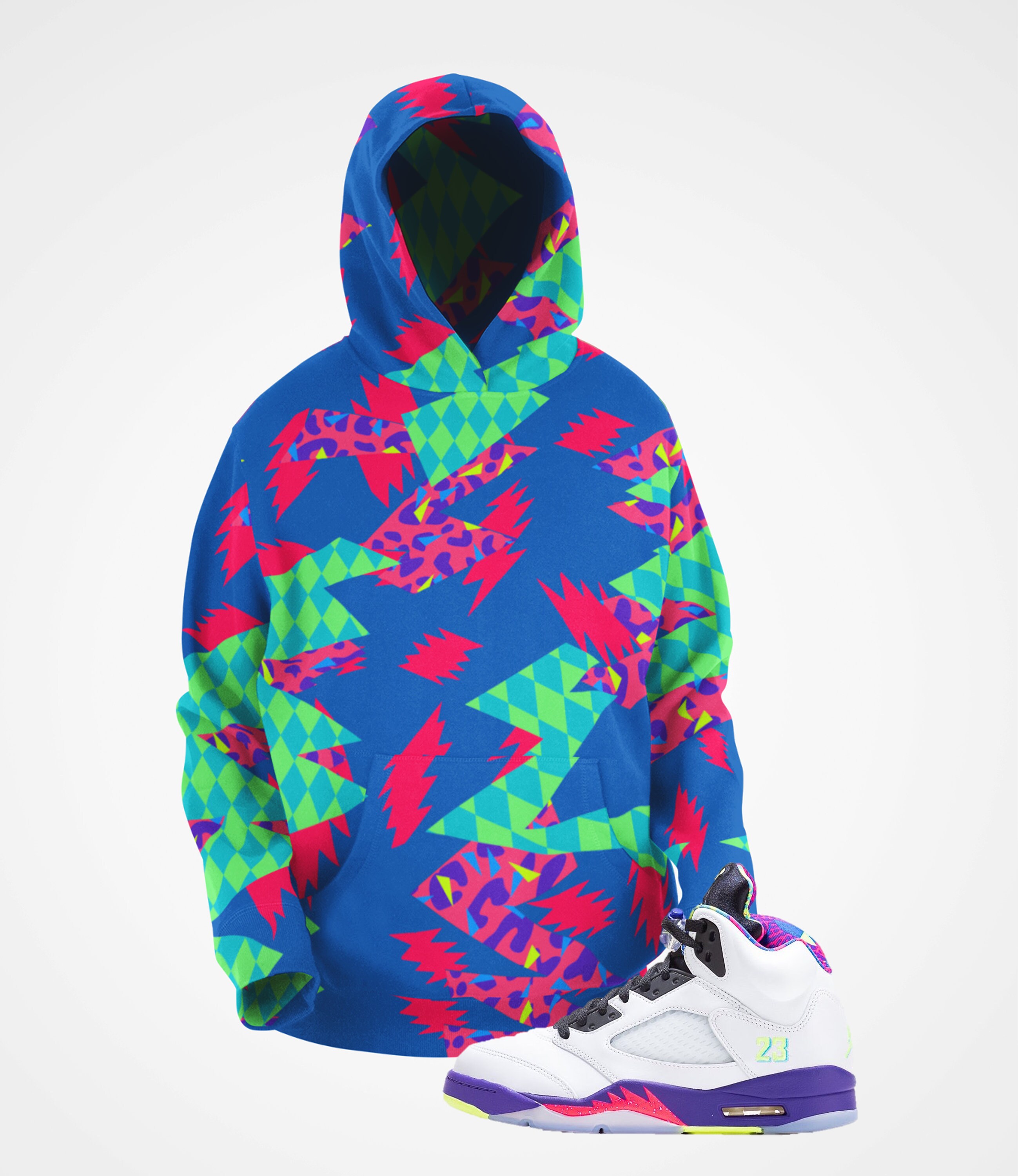 Hoodie Match Jordan 5 Alternate Bel Air 