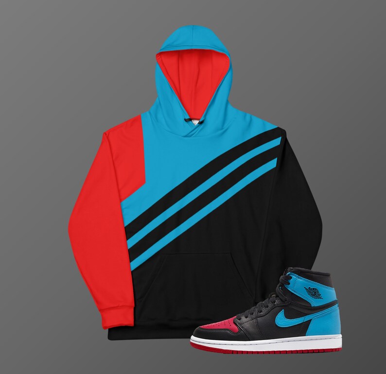 jordan 1 unc to chi hoodie
