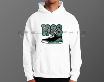 1988 jordan 3 hoodie