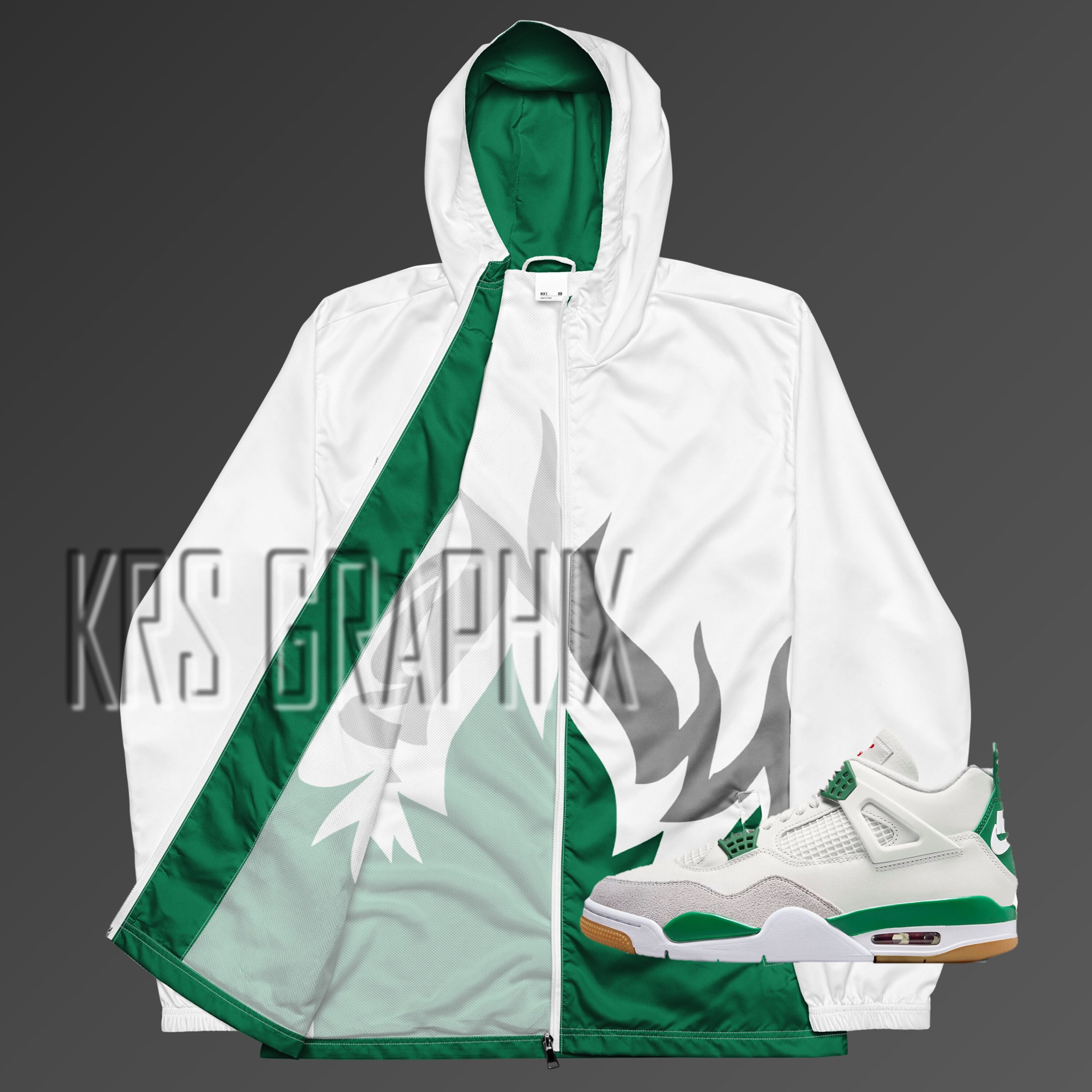 Pine Green Sb Zip Hoodie | Pine Green Sb 4 Zip Hoodie | Pine