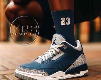 Georgetown Socks | Georgetown 1 Socks | Georgetown 1S Socks | Socks To Match Jordan 1 | 23'S