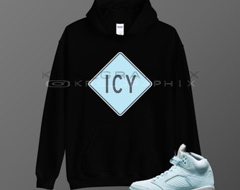 Blue Bird Hoodie | Blue Bird 5 Hoodie | Blue Bird 5S Hoodie | Hoodie To Match Jordan 5 | ICY