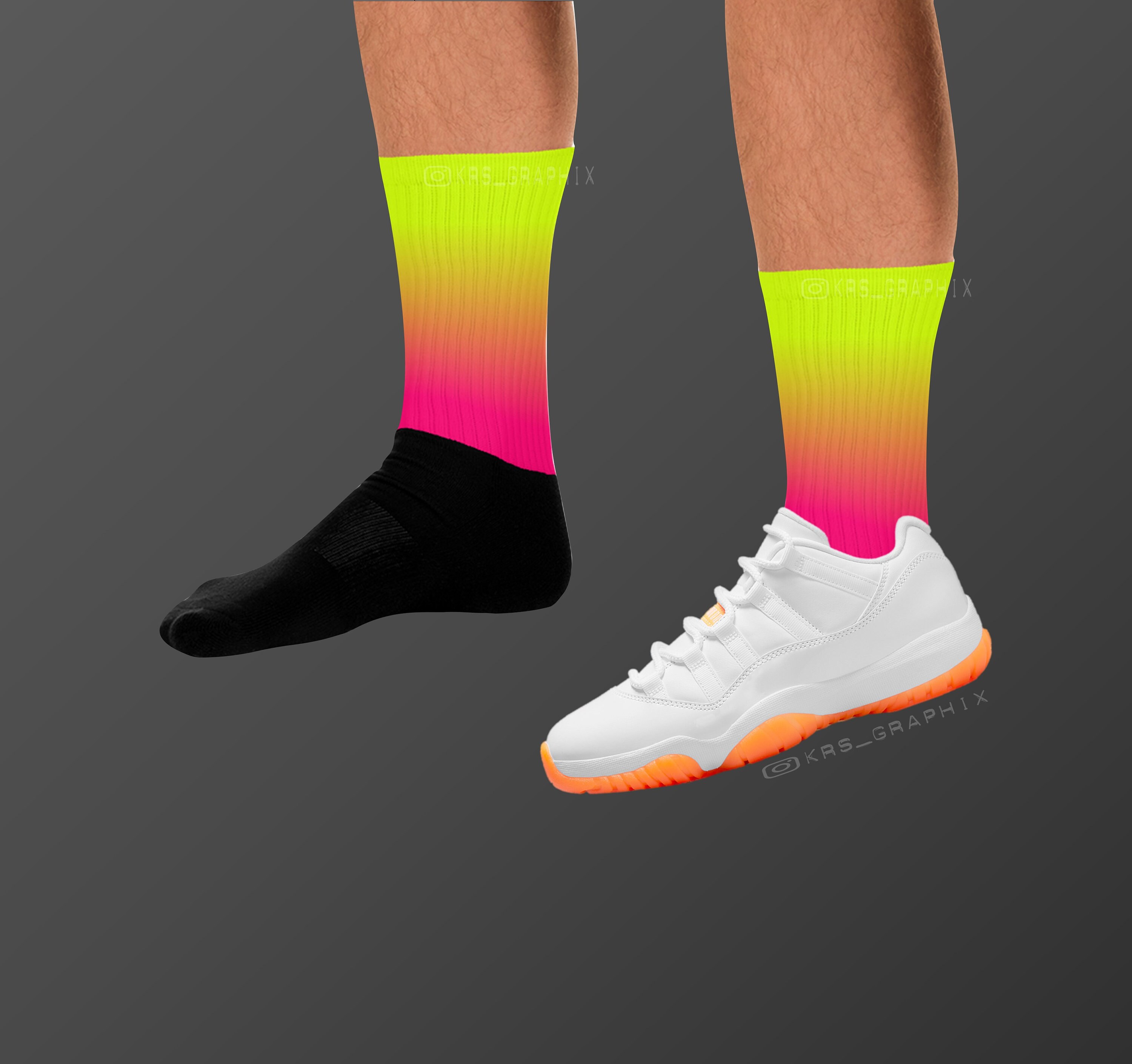 citrus jordan socks