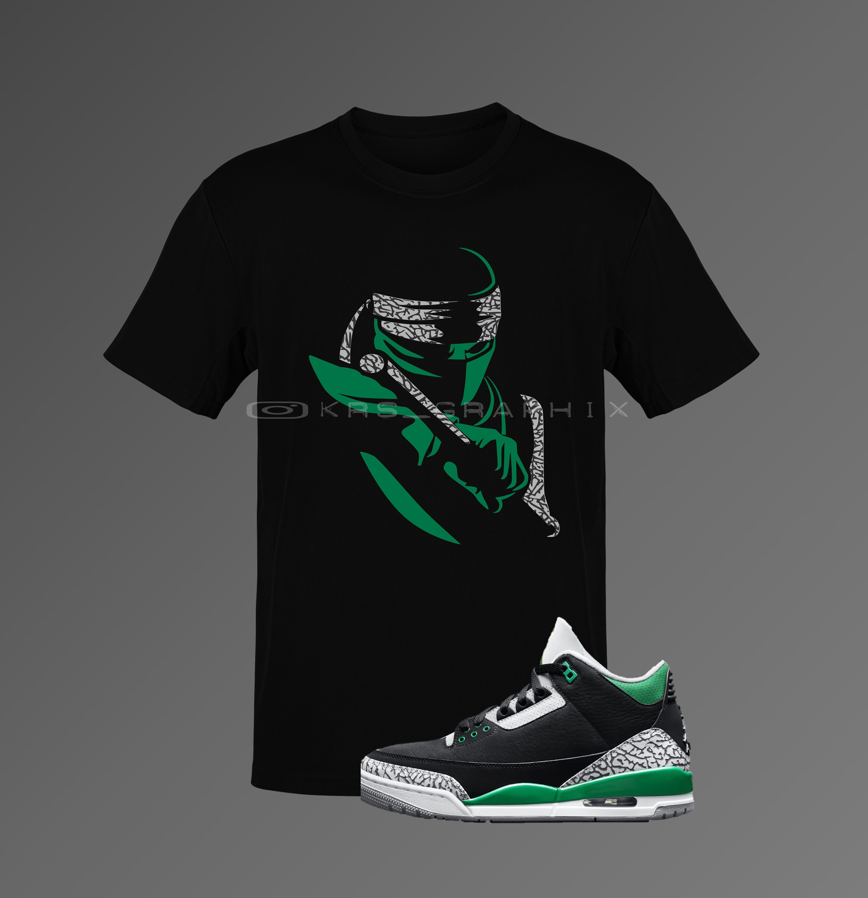Pine Green Shirt Pine Green 3 Shirt Pine Green 3s Shirt Jordan 3 Shirt -  Etsy