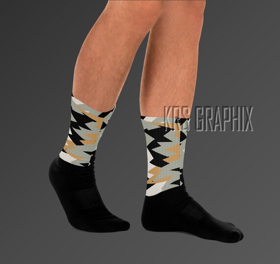 Jordan 5 Retro Jade Horizon Socks - Matching Jade Horizon 5s Retro