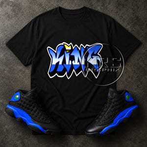 Shirt Match Jordan 13 Hyper blue - Hyper blue 13s -Shirt