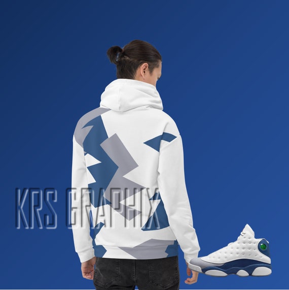 french blue jordan hoodie