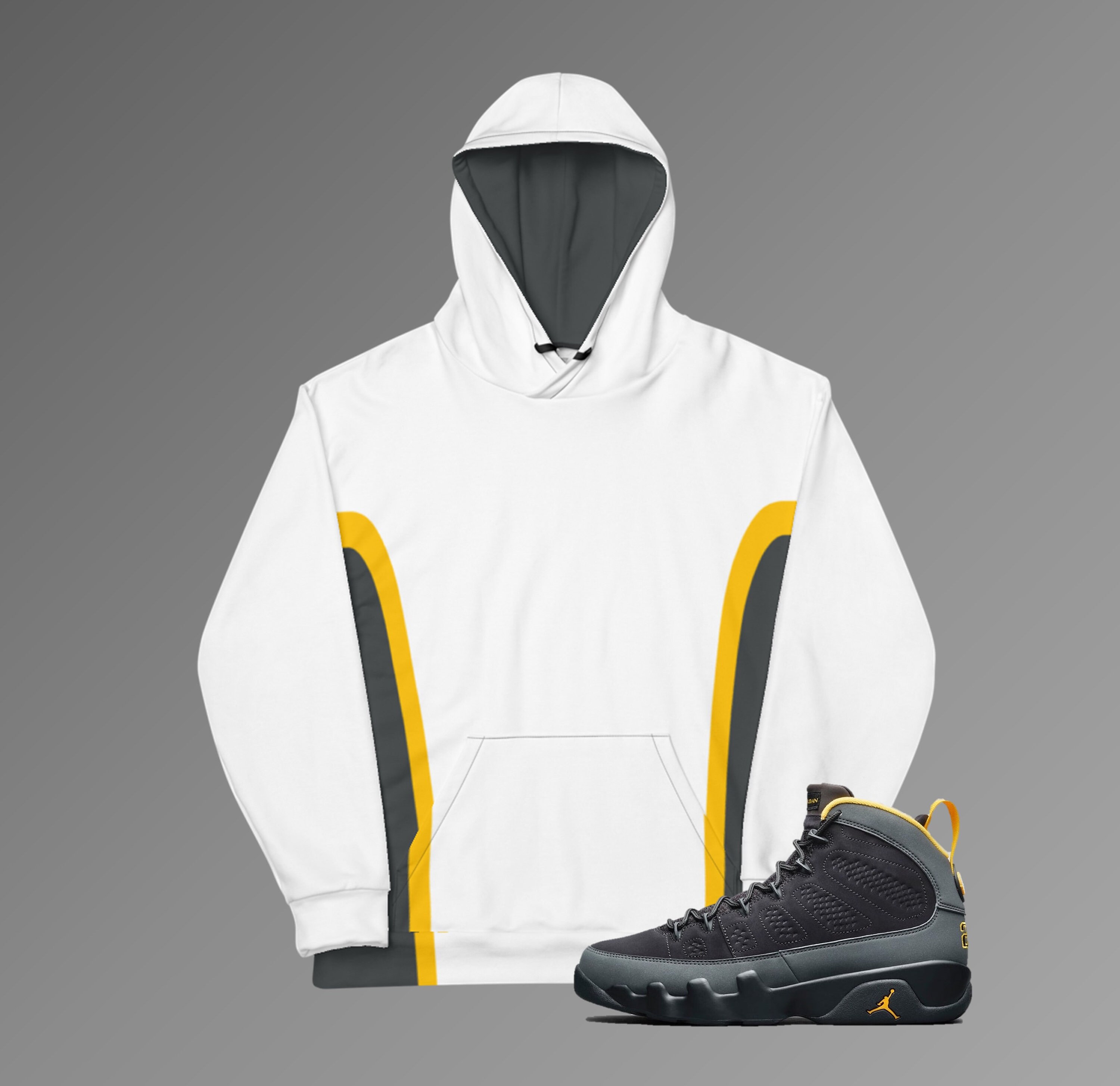 Hoodie Match Jordan 9 University Gold 