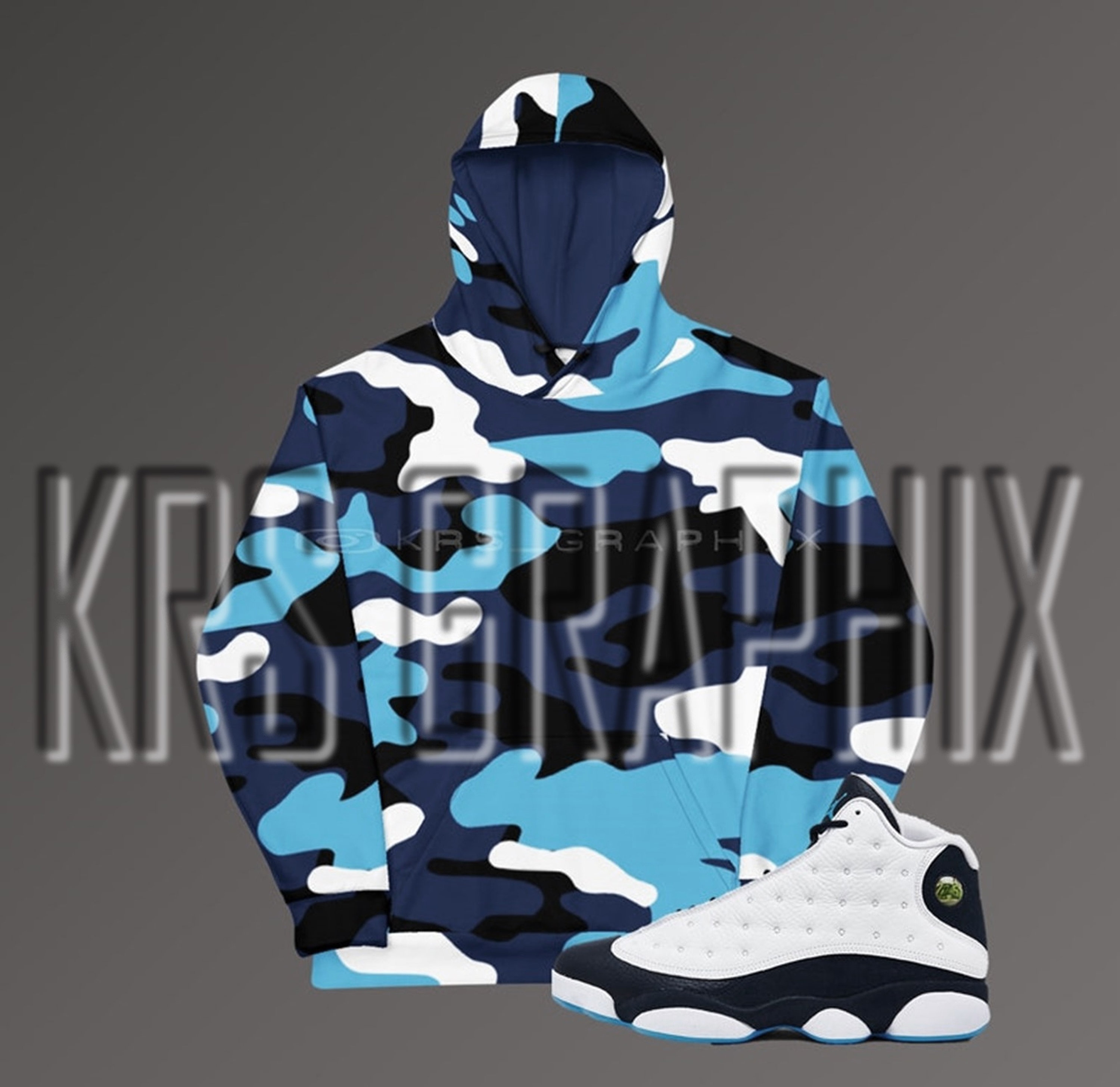 jordan 13 obsidian hoodie