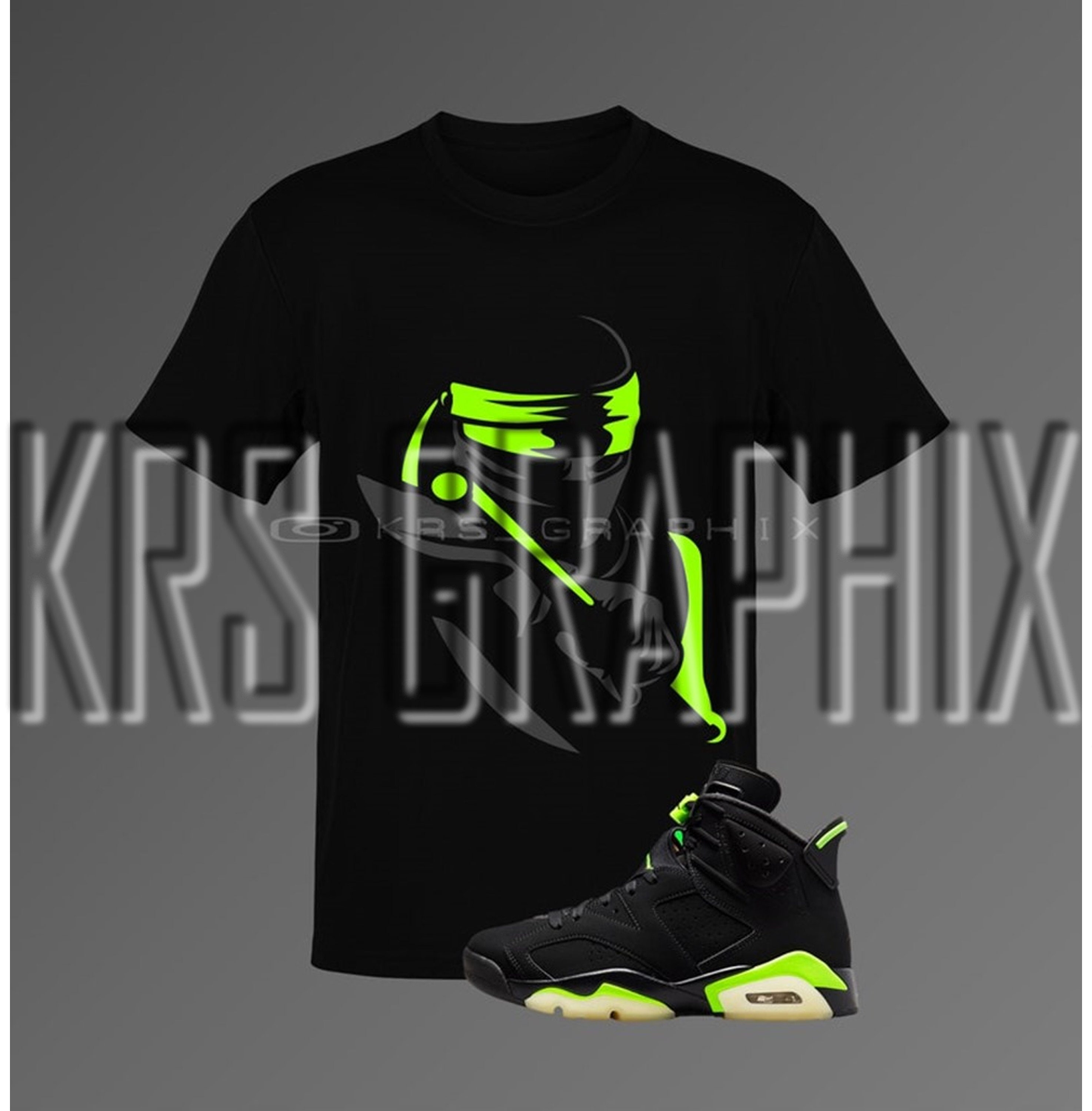 black and green jordan 6 outfit